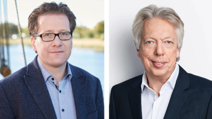 Martin Habersaat (links), Ernst Dieter Rossmann