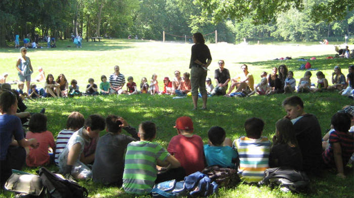 Ein Bildausschnitt aus der Arbeit der Freien Ganztagsgrundschule Pfefferberg in Berlin